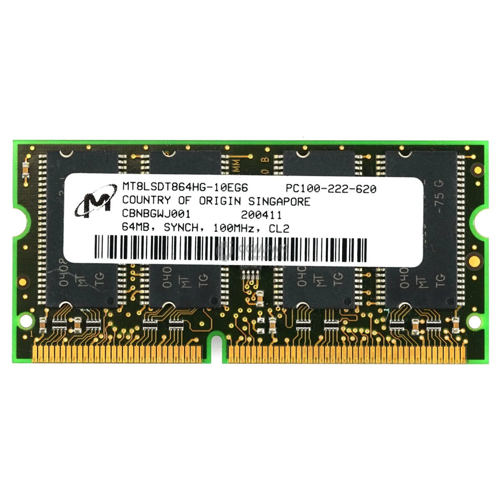 MT8LSDT864HG-10EG6 MICRON 64MB PC100 CL2