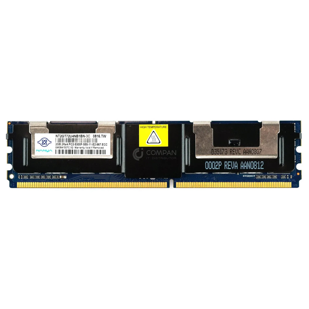 NT2GT72U4NB1BN-3C NANYA MEMORY 2GB 2RX4 PC2 5300F DDR2