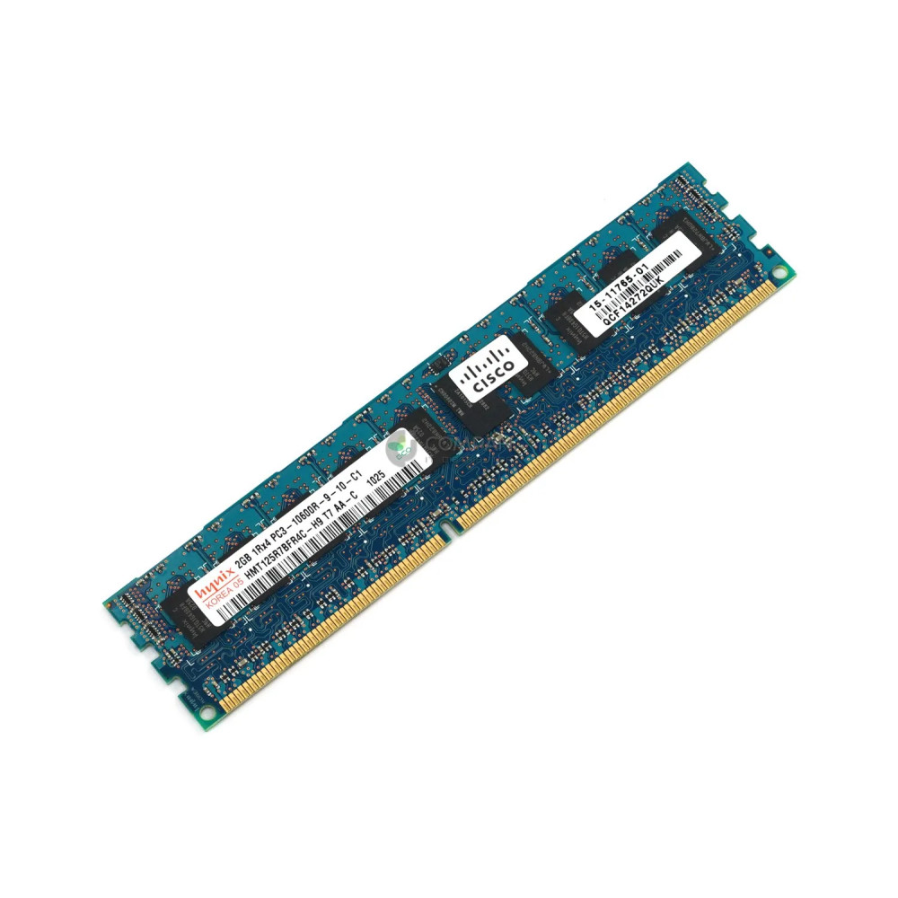 15-11765-01 CISCO MEMORY 2GB 1RX4 PC3 10600R DDR3 - HMT125R7BFR4C-H9