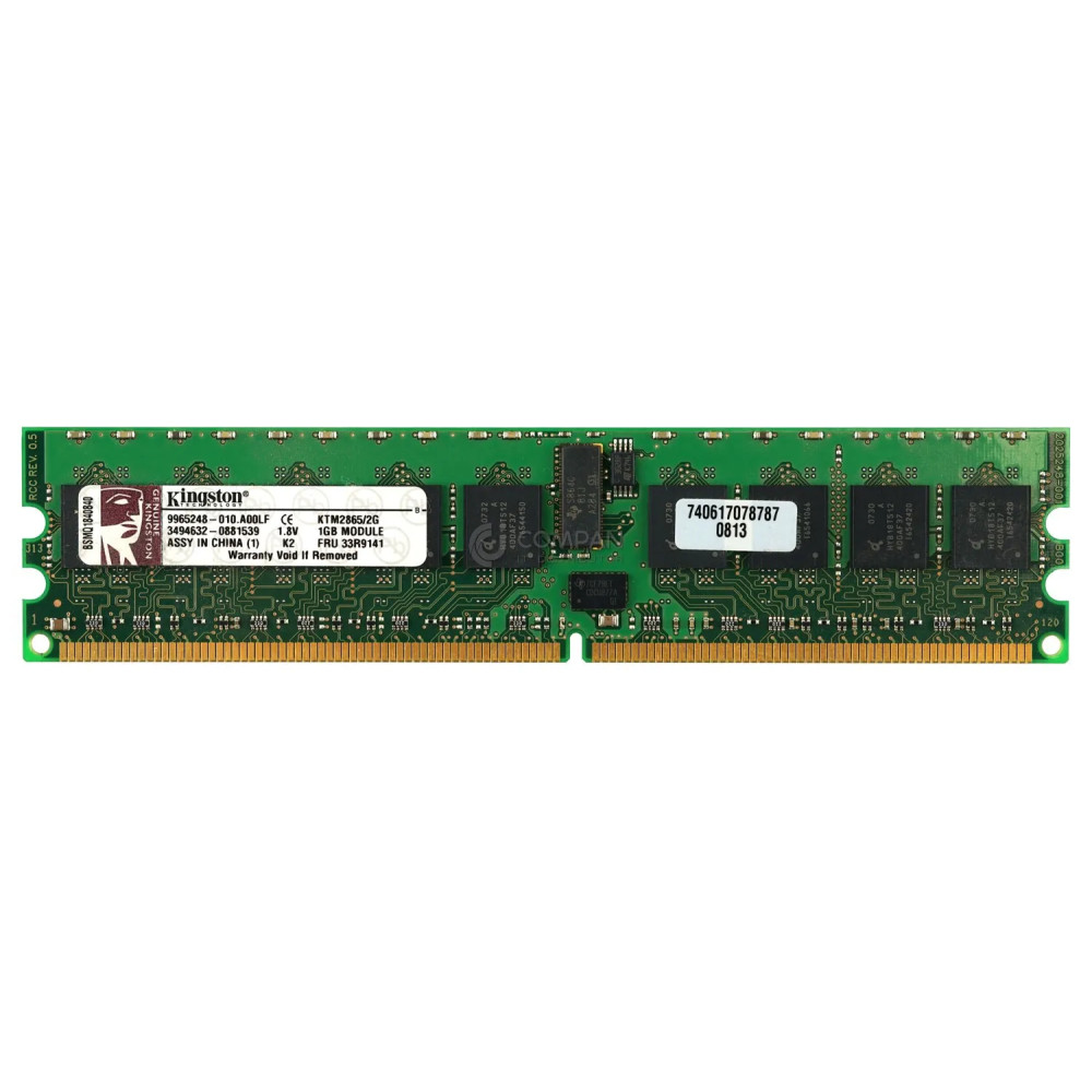 33R9141 IBM MEMORY 1GB PC2 3200 DDR2 SDRAM - KTM2865/2G, 9965248-010.A00LF