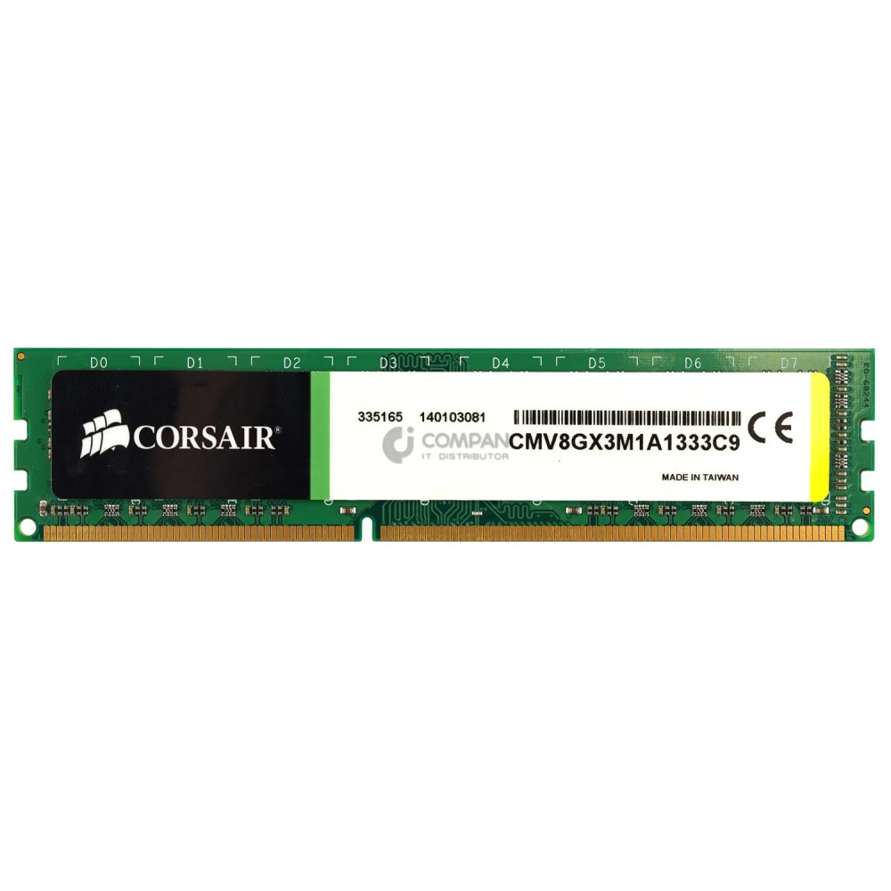 CMV8GX3M1A1333C9 CORSAIR MEMORY 8GB PC3-10600 1333MHZ DDR3 - KO-60244