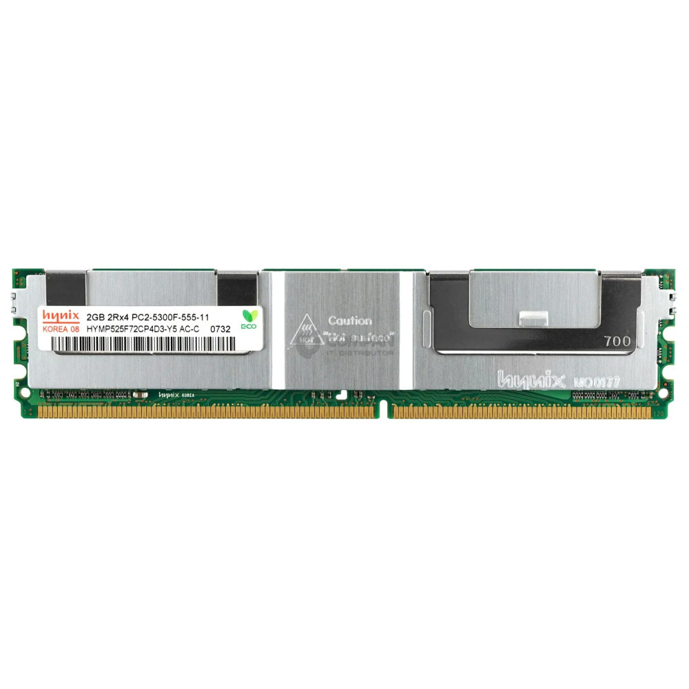 HYMP525F72CP4D3-Y5 HYNIX MEMORY 2GB 2RX4 PC2 5300F DDR2