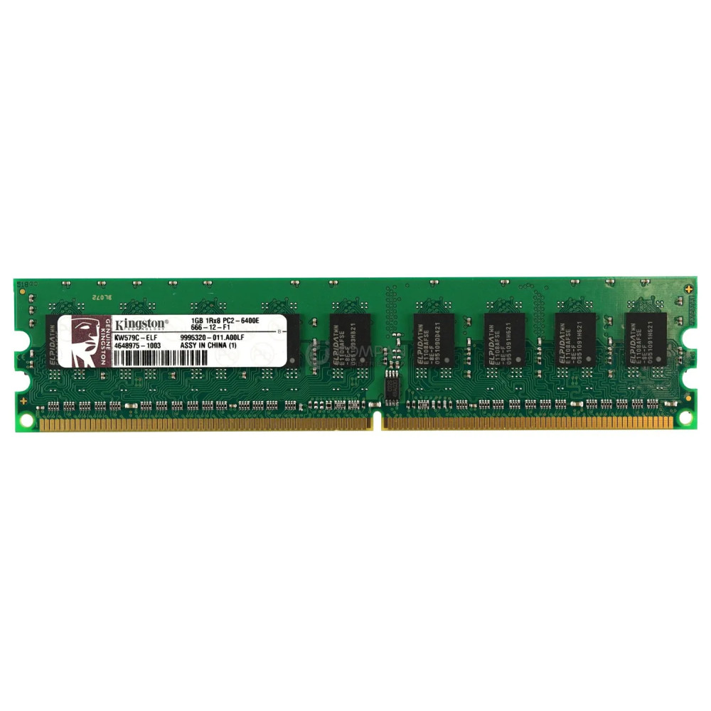 KW579C-ELF KINGSTON 1GB 1RX8 PC2-6400E MEMORY