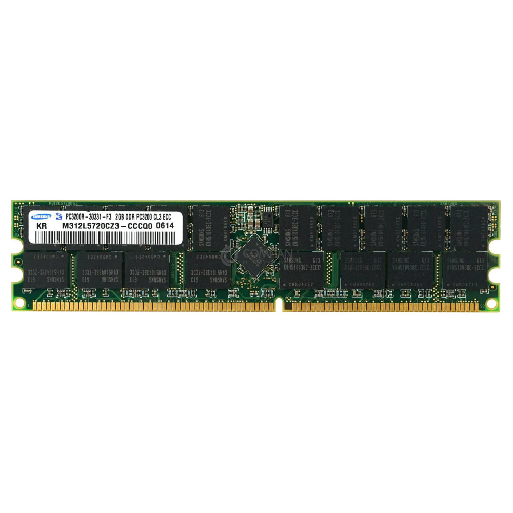 M312L5720CZ3-CCC SAMSUNG MEMORY 2GB PC 3200R DDR 400 CL3 ECC REG