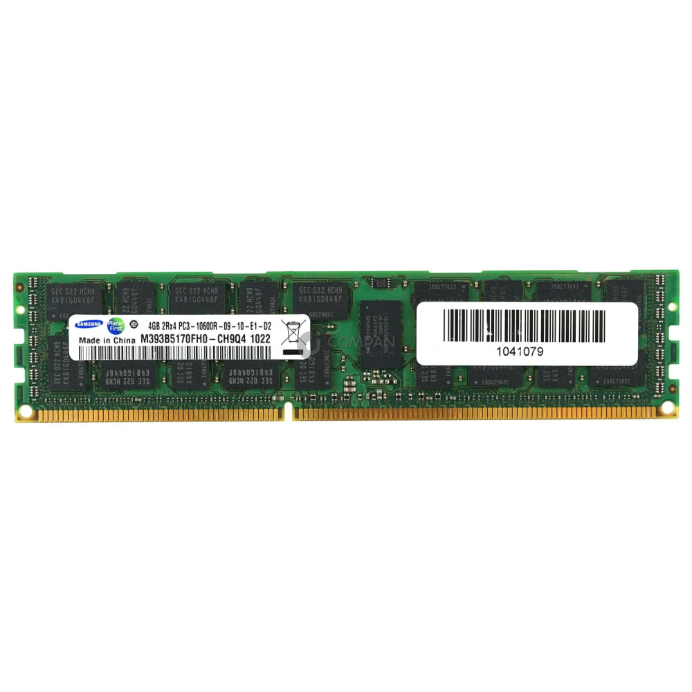 M393B5170FH0-CH9 SAMSUNG MEMORY 4GB 2RX4 PC3 10600R DDR3