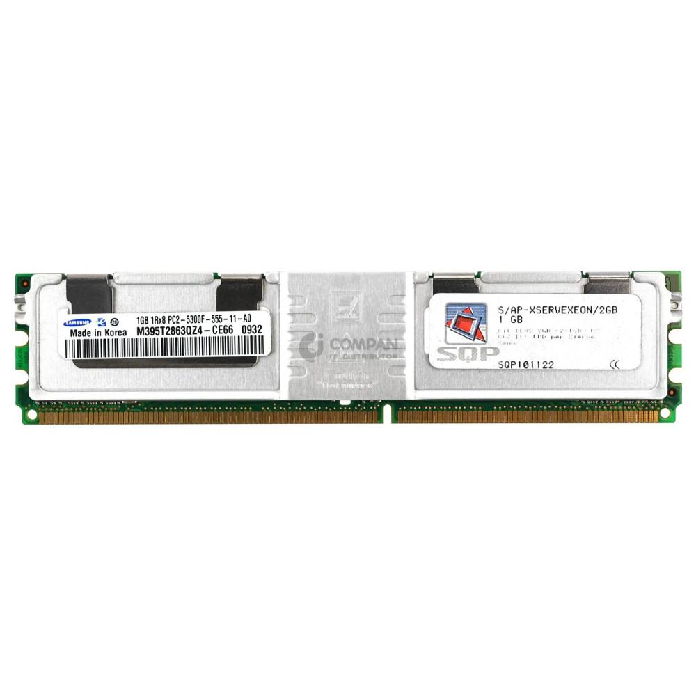 M395T2863QZ4-CE66 SAMSUNG MEMORY 1GB 1RX8 PC2 5300F DDR2