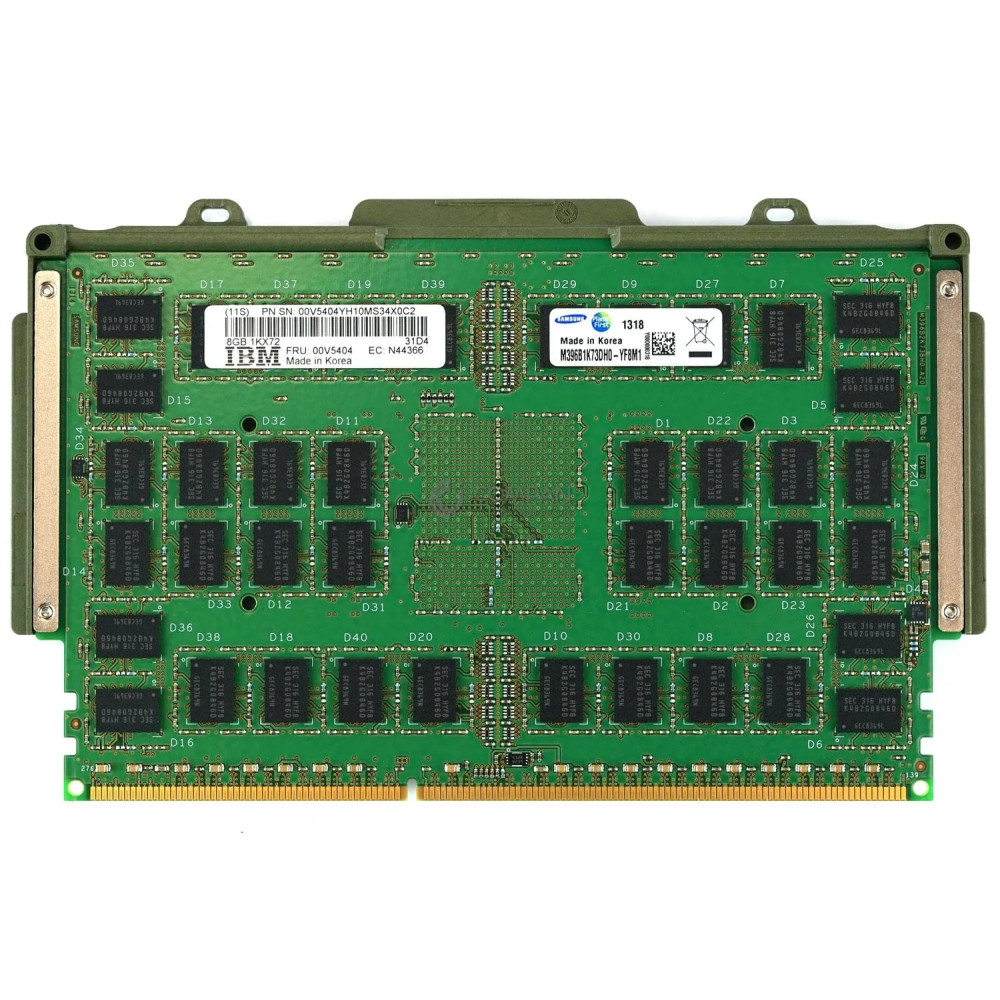 00V5404 IBM 8GB DDR3 CUOD DIMM MEMORY FOR POWER7