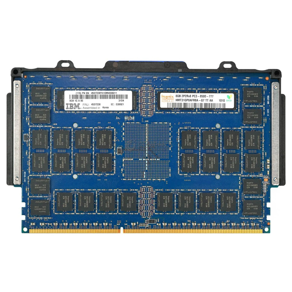 45D7238 IBM MEMORY 8GB 2P2RX8 PC3-8500  DDR3  FOR POWER7