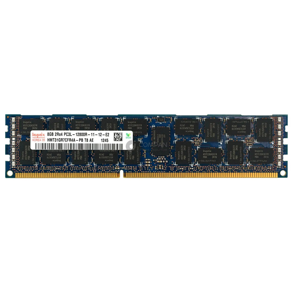 HMT31GR7CFR4A-PB HYNIX MEMORY 8GB 2RX4 PC3L-12800R 1600MHZ DDR3