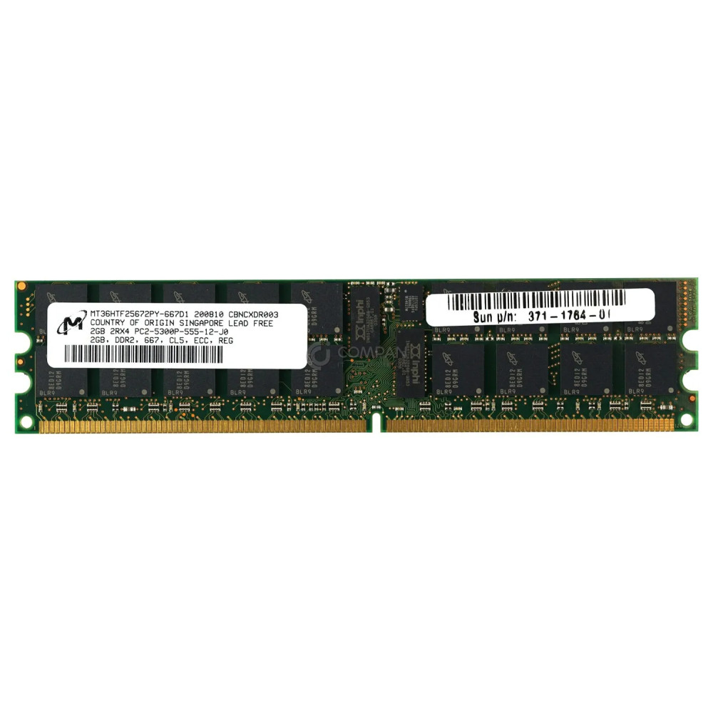 371-1764-01 SUN MEMORY 2GB 2RX4 PC2 5300P DDR2
