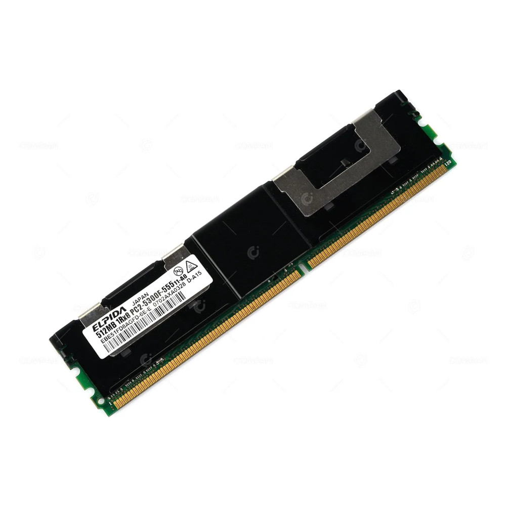 EBE51FD8AGFD-6E-E ELPIDA 512MB 1RX8 PC2-5300F DDR2 667MHZ MEMORY -