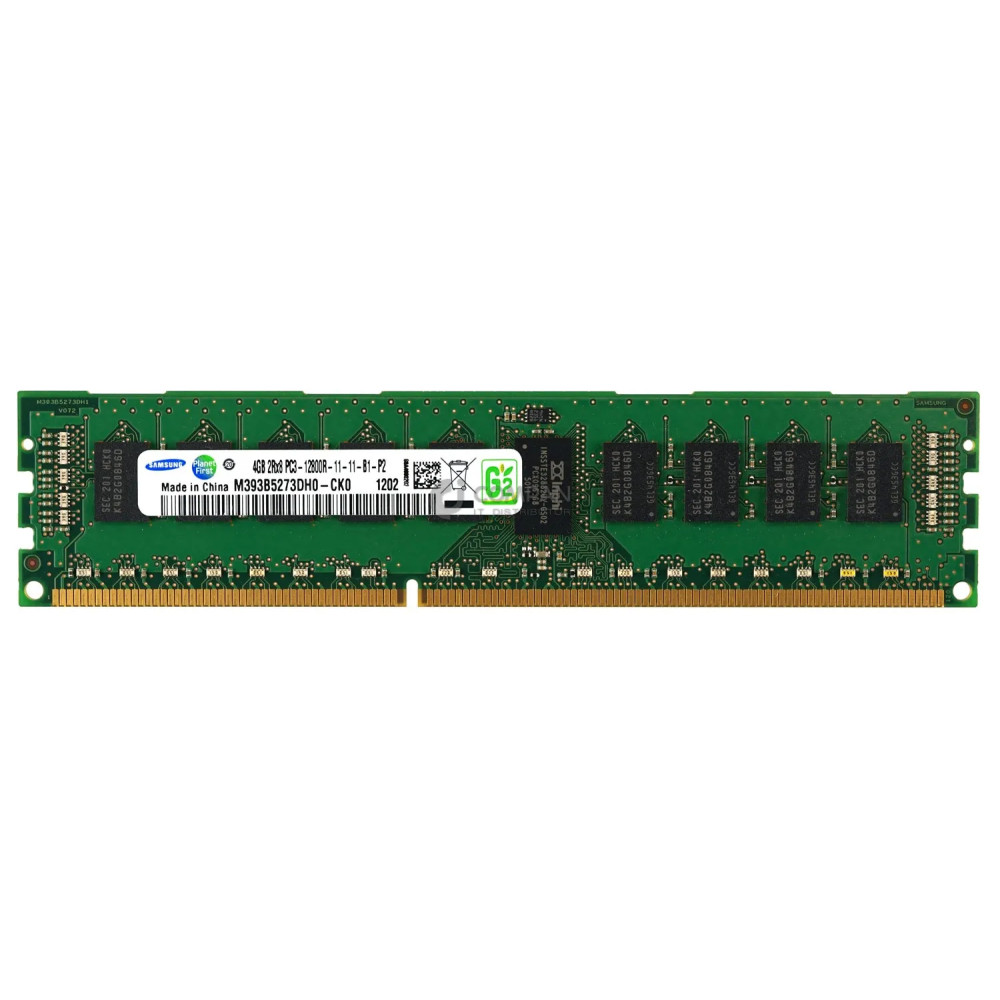 M393B5273DH0-CK0 SAMSUNG MEMORY 4GB 2RX8 PC3 12800R DDR3 -