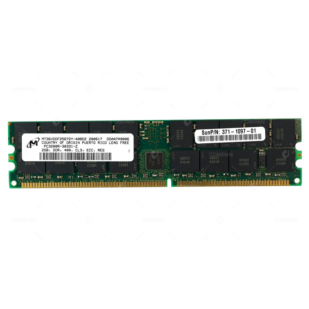 371-1097-01 SUN MEMORY 2GB PC 3200R DDR -
