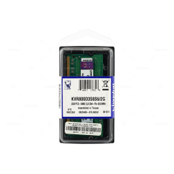 KVR800D3S8S6-2G-NEW KINGSTON MEMORY 2GB PC3-6400 CL6 204-PIN SODIMM DDR3 KVR800D3S8S6/2G, 9905417-017.A01G
