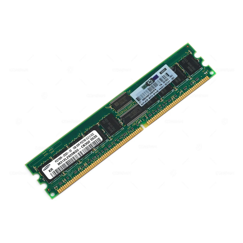 367167-001 HP 1GB PC-2700 DDR  333 MHZ MEMORY 331562-001, M312L2920CZP-CB3
