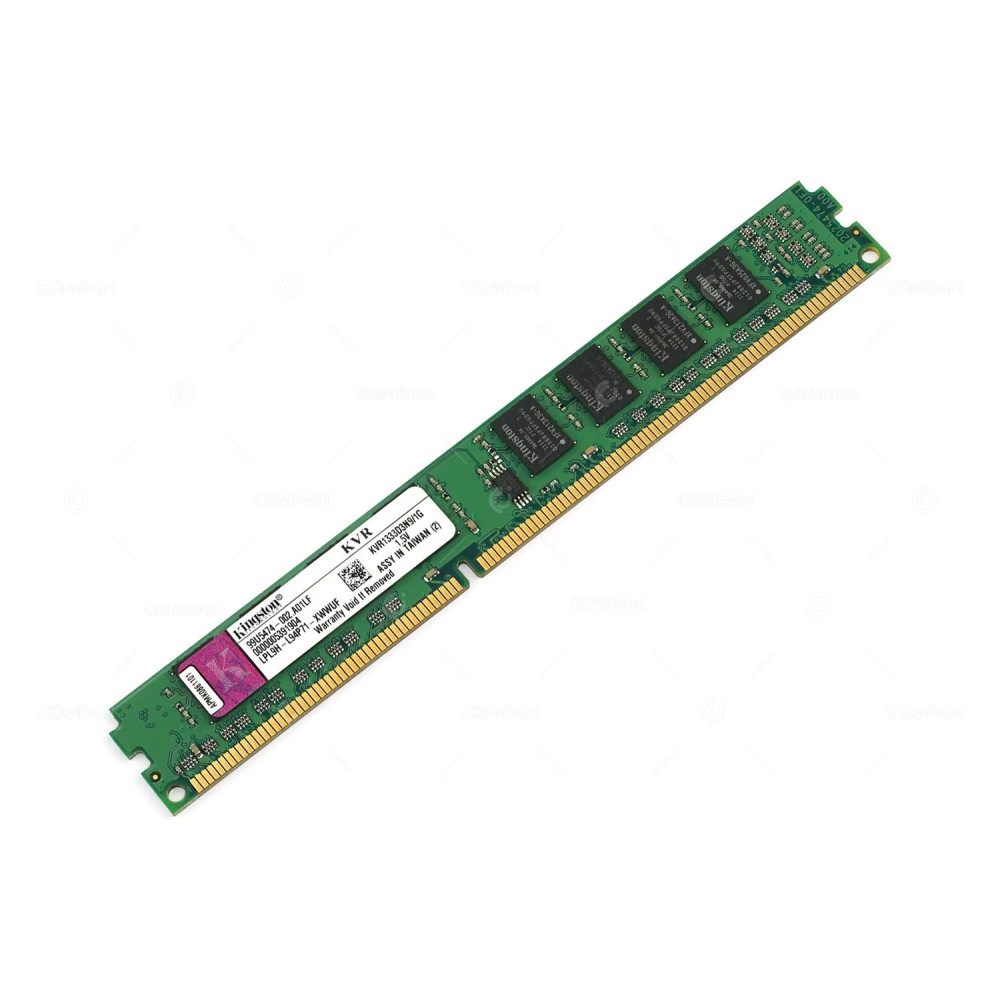 KVR1333D3N9-1G KINGSTON 1GB 1RX8 PC3-10600 DDR3 1333 MHZ LOW PROFILE MEMORY KVR1333D3N9/1G