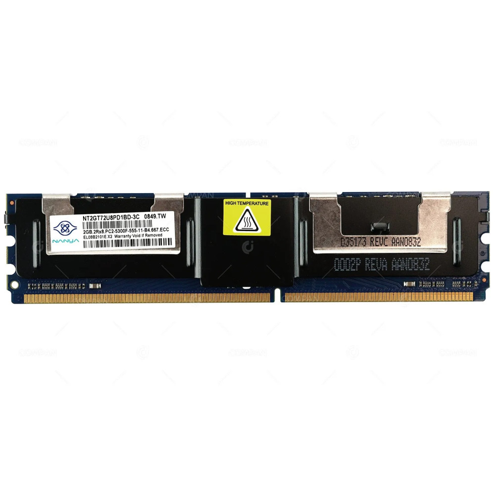 NT2GT72U8PD1BD-3C NANYA MEMORY 2GB 2RX8 PC2 5300F DDR2 -