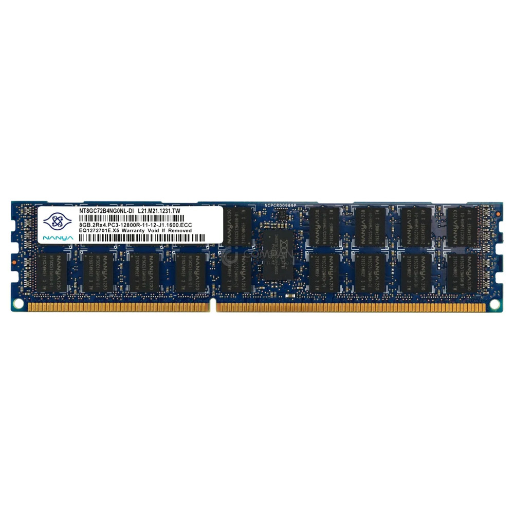 NT8GC72B4NG0NL-DI NANYA MEMORY 8GB 2RX4 PC3 12800R DDR3 -