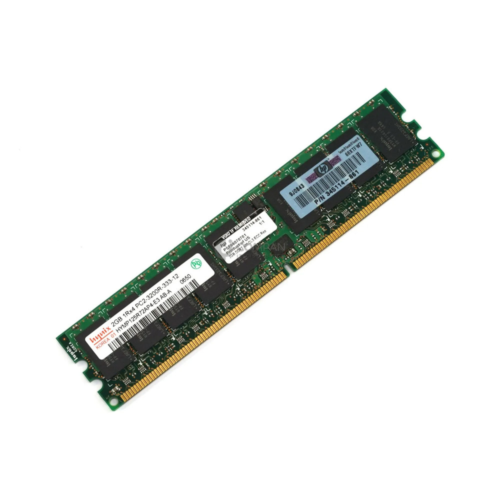345114-861 / HP DDR2 MEMORY 2GB 400MHz 1RX4 PC2-3200R