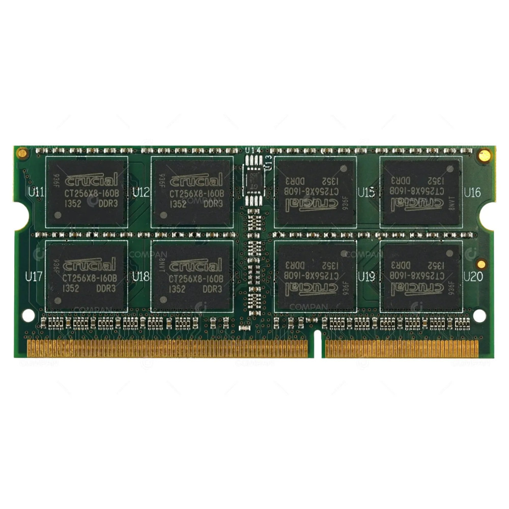 CT51264BF160B-C16FER2 CRUCIAL MEMORY 4GB PC3-12800 1600 MHZ SODIMM 1.35V 204 DDR3 CT51264BF160B.C16FER2, 221638