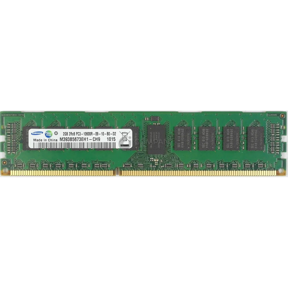 M393B5673EH1-CH9 SAMSUNG MEMORY 2GB 2RX8 PC3 10600R DDR3 1333MHZ -