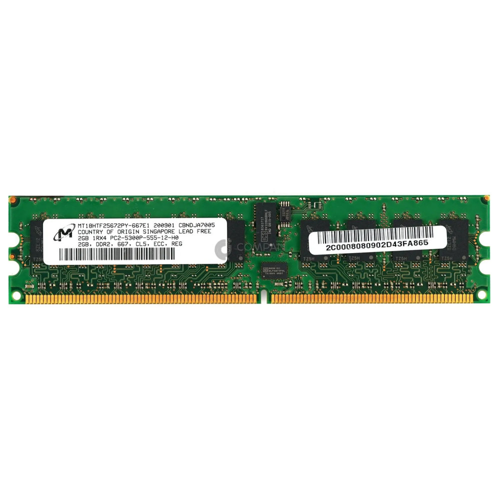 100-562-962 MICRON MEMORY 2GB 1RX4 PC2 5300P DDR2 -