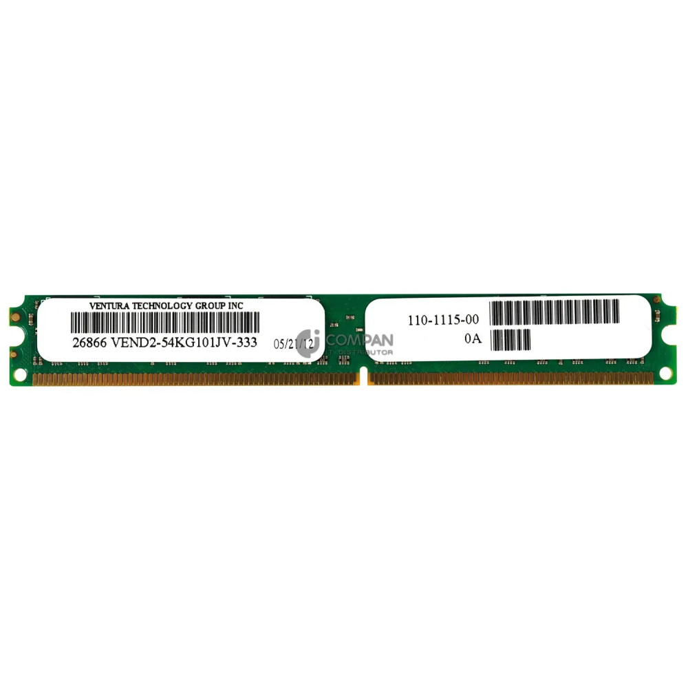 110-1115-00 LP EMC MEMORY 1GB PC2-3200R DDR2 LOW PROFILE -