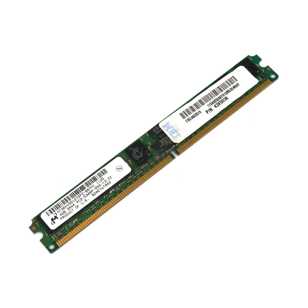 43X5036 IBM 4GB 2RX4 PC2-5300P MEMORY M392T5160QJA-CE6
