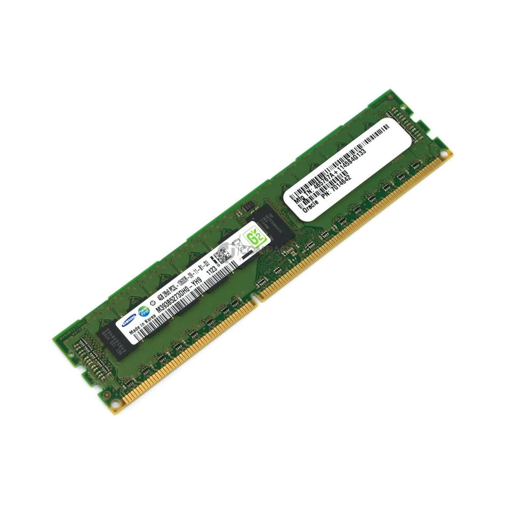 7014642 SUN ORACLE MEMORY 4GB 2RX8 PC3L 10600R  DDR3 M393B5273DH0-YH9, HMT351R7BFR8A-H9
