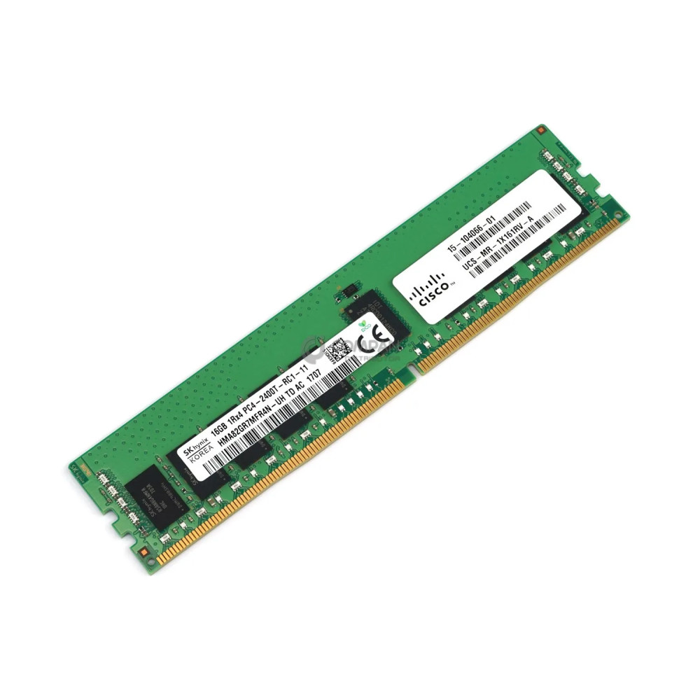 UCS-MR-1X161RV-A CISCO 16GB 1RX4 PC4-2400T 19200 MEMORY 15-104066-01, HMA82GR7MFR4N-UH