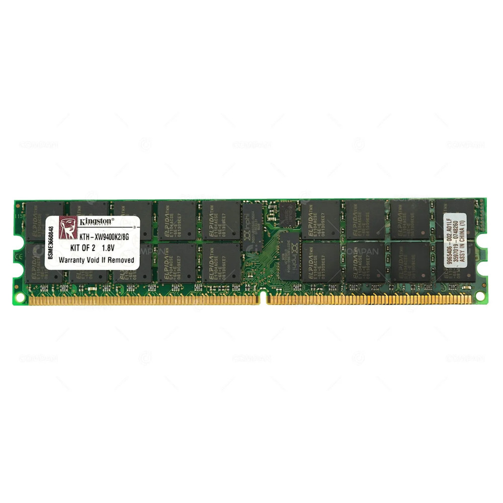 KTH-XW9400K2-8G KINGSTON DDR2 MEMORY 4GB / PC2-5300 / 667MHZ / KTH-XW9400K2/8G