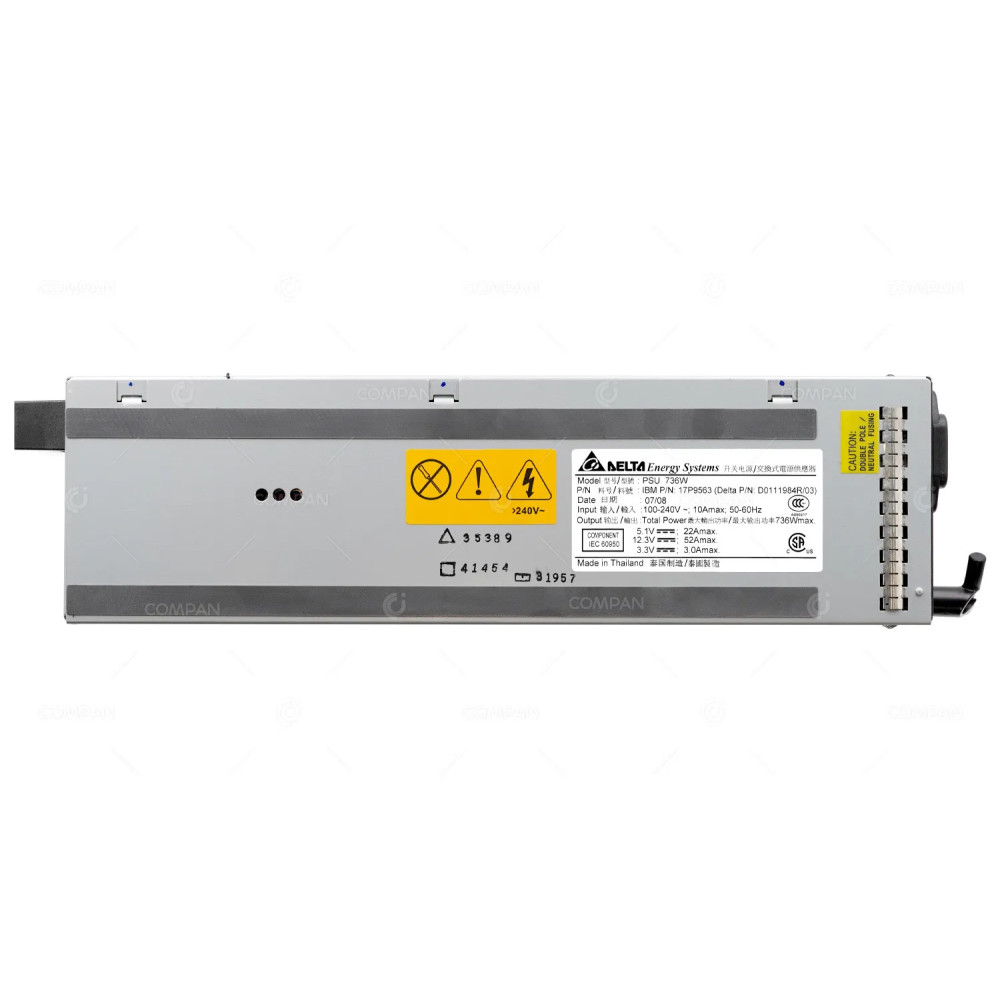 23R1033  IBM SYSTEM STORAGE 736W POWER SUPPLY FOR TS7740 CACHE CONTROLLER