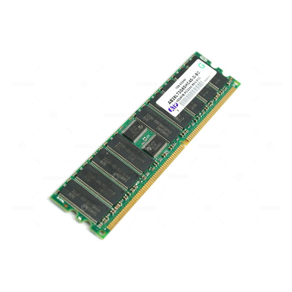 AB28L72Q8SHC4SG-D ATP ELECTRONICS MEMORY 1024MB PC3200 184-PIN REG ECC DIMM 109-02540