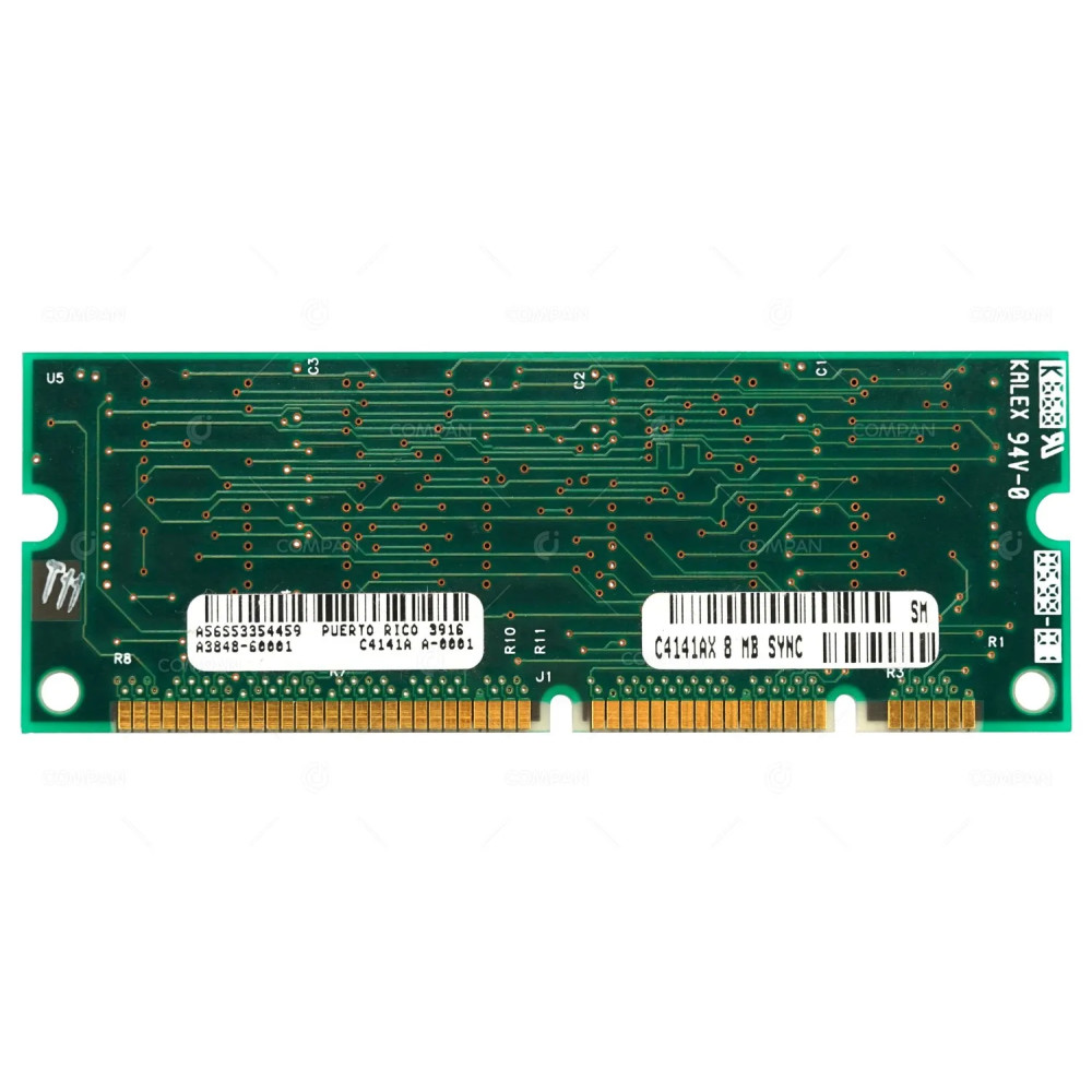 A3848-60001 HP MEMORY 8MB 100 PIN DIMM SDRAM FOR LASERJET 4000 4050 8000 C4141AX