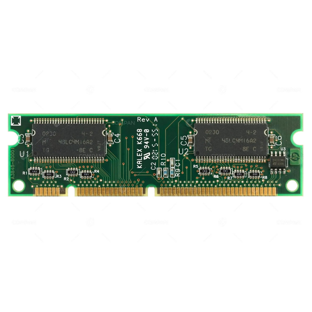 A3873-60001 HP MEMORY 16MB PC100 100-PIN DIMM SDRAM FOR LASERJET 3200 4000 4100 C7843AX