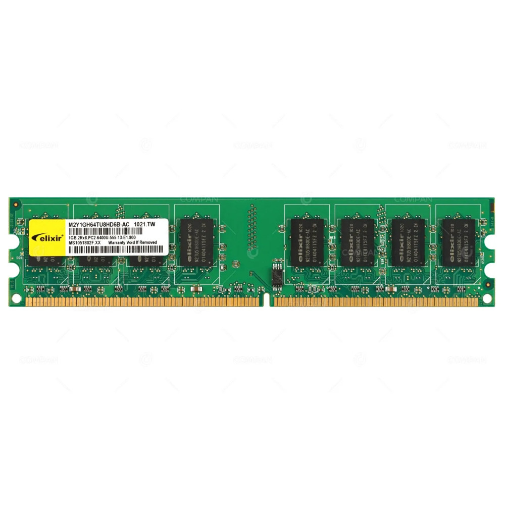 M2Y1GH64TU8HD6B-AC ELIXIR MEMORY 1GB 2RX8 6400U PC2 NON ECC DDR2 -
