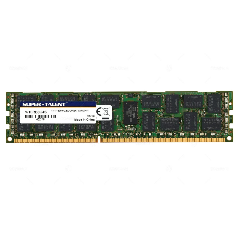 W16RB8G4S SUPER TALENT MEMORY 8GB PC3 12800 1600MHZ DDR3 -