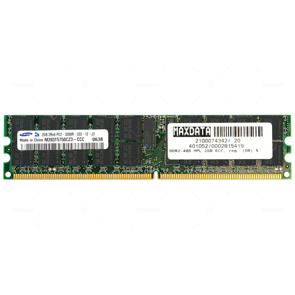21000744342-20 MAXDATA MEMORY 2GB 2RX4 PC2 3200R DDR2 2100074342/20, M393T5750CZ3