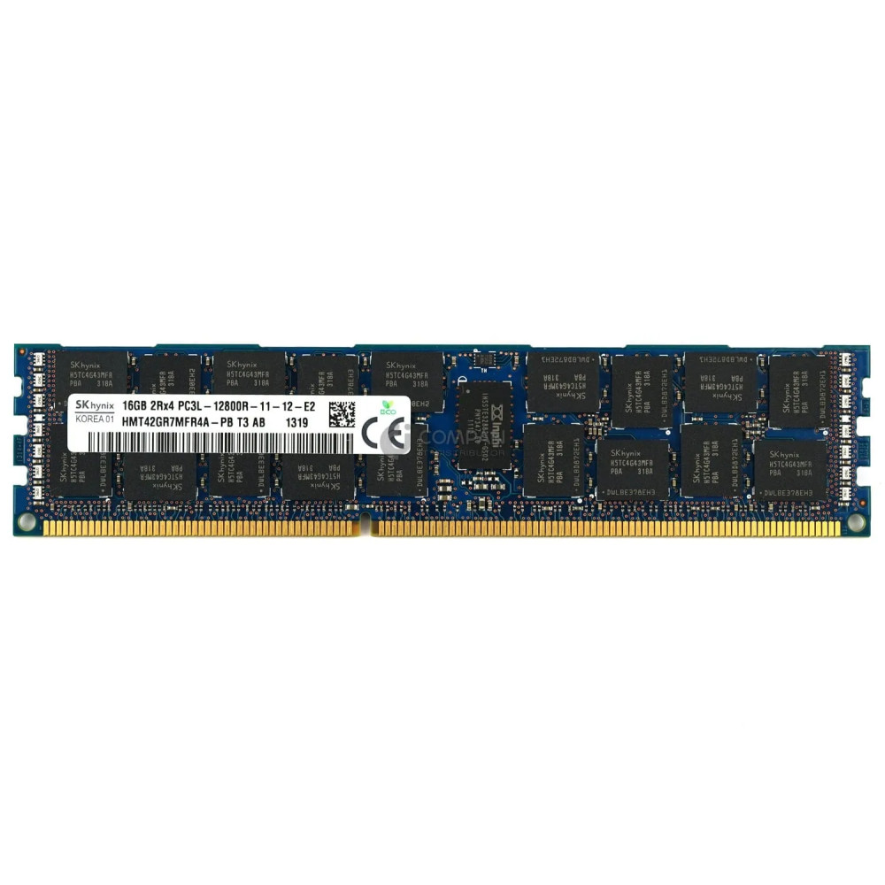 7018701 SUN MEMORY 16GB 2RX4 PC3L 12800R 1600MHZ DIMM DDR3 HMT42GR7MFR4A-PB, M393B2G70BH0-YK0