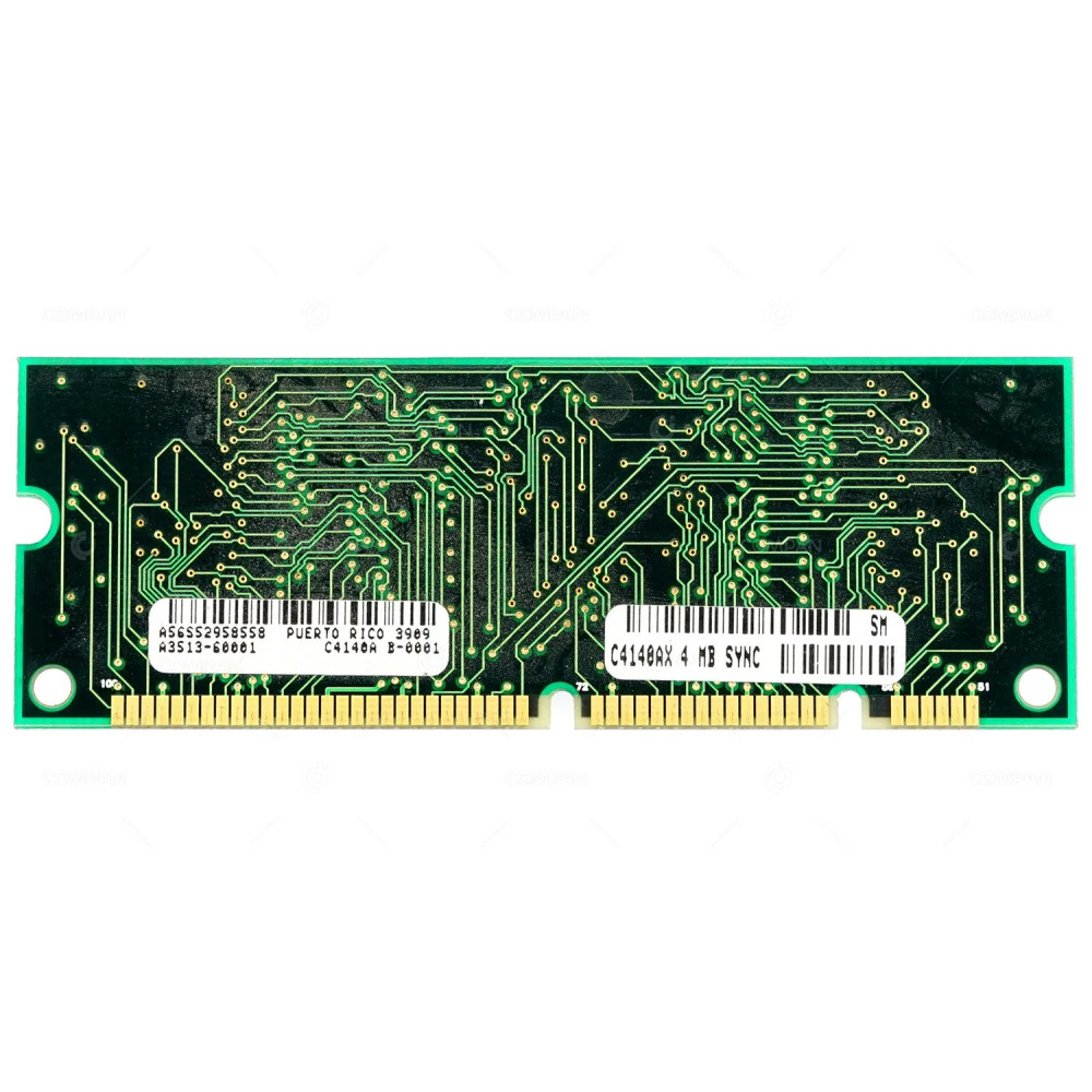 A3513-60001 HP MEMORY 4MB SDRAM DIMM FOR LASERJET PRINTER 2200 4000 4050N 4100 8000 8100 8550 C4140A, C4140AX, B-0001