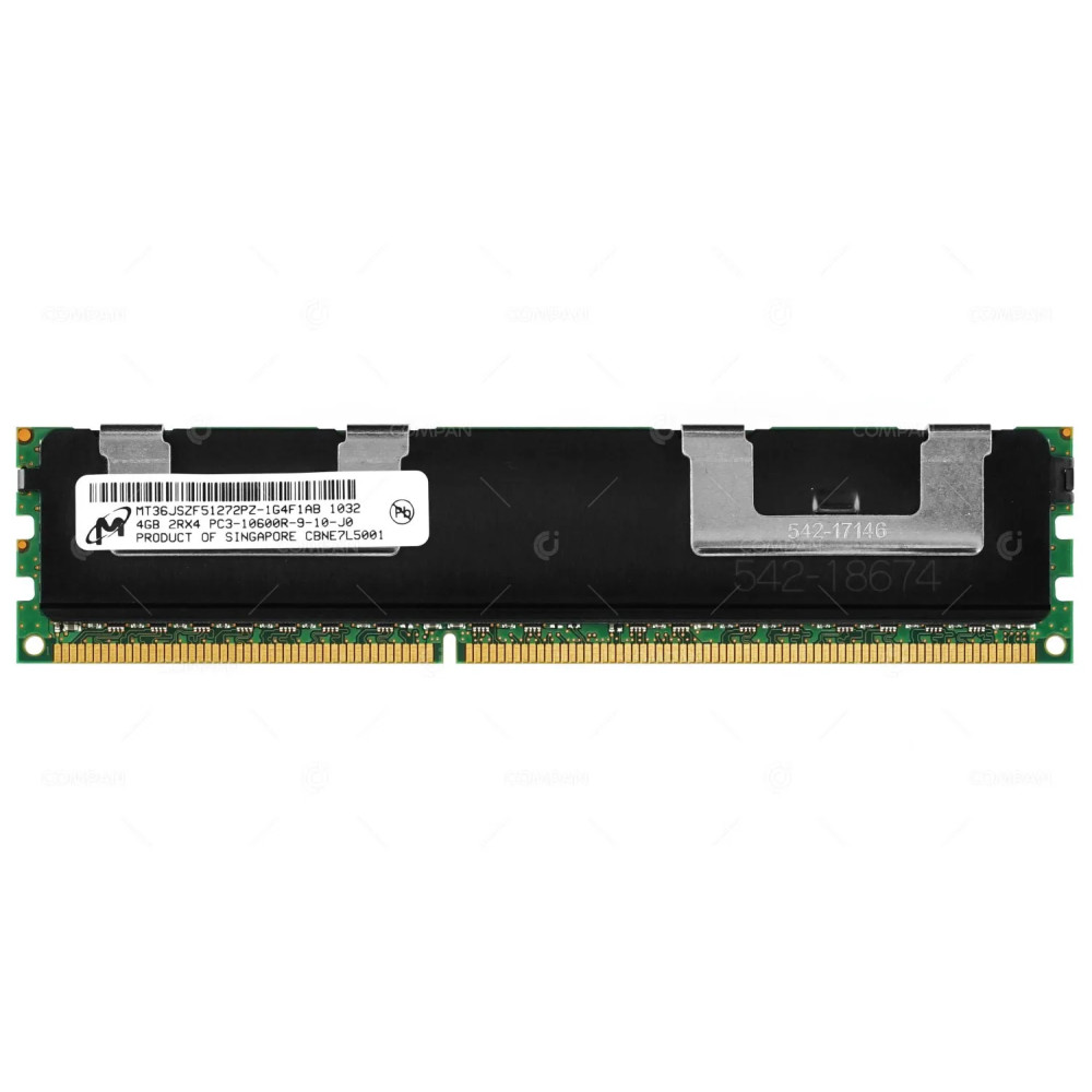 MT36JSZF51272PZ-1G4F1 MICRON MEMORY 4GB 2RX4 PC3 10600R DDR3 -