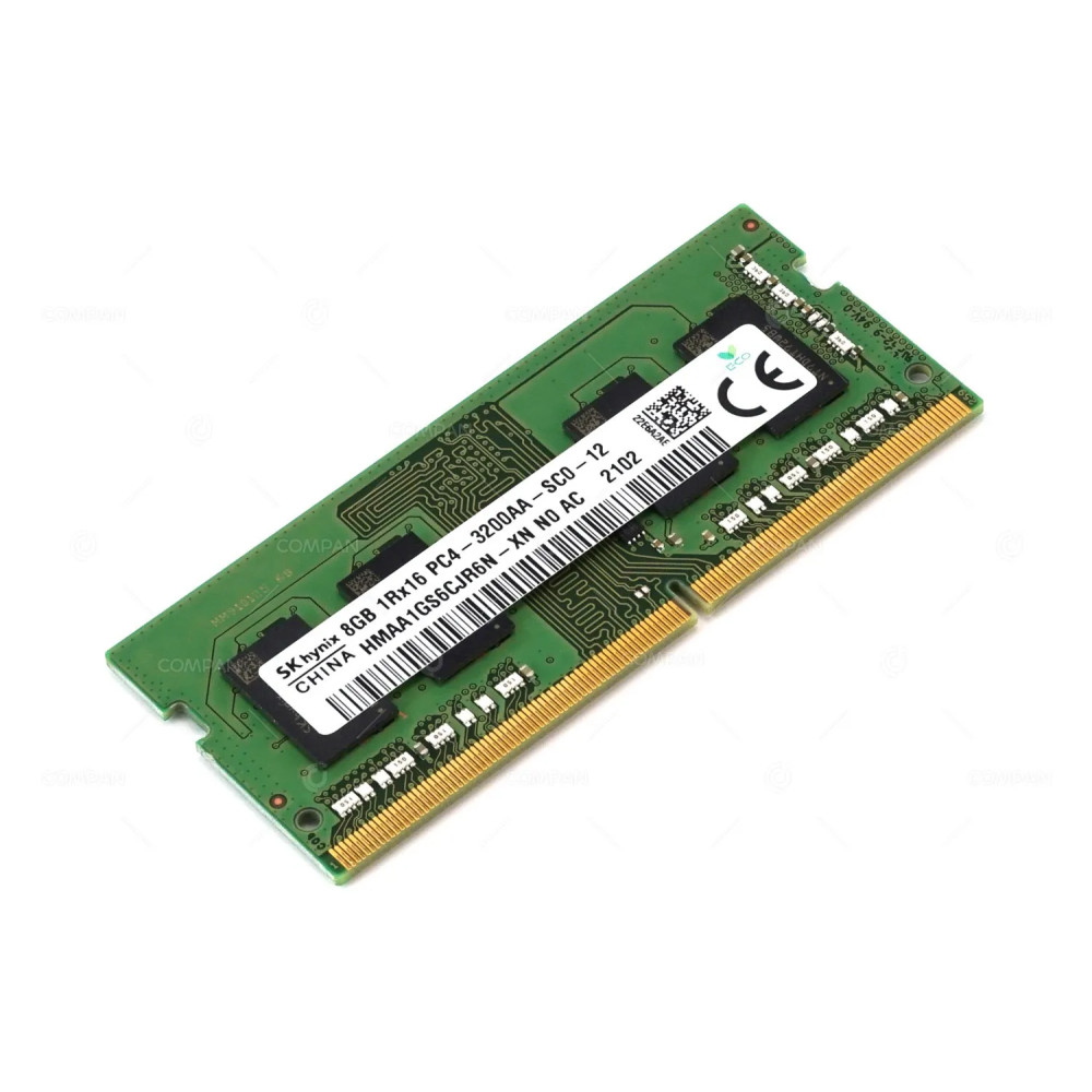 HMAA1GS6CJR6N-XN HYNIX MEMORY 8GB 1RX16 PC4 3200AA DDR4 25600 SO-DIMM FOR LAPTOP -