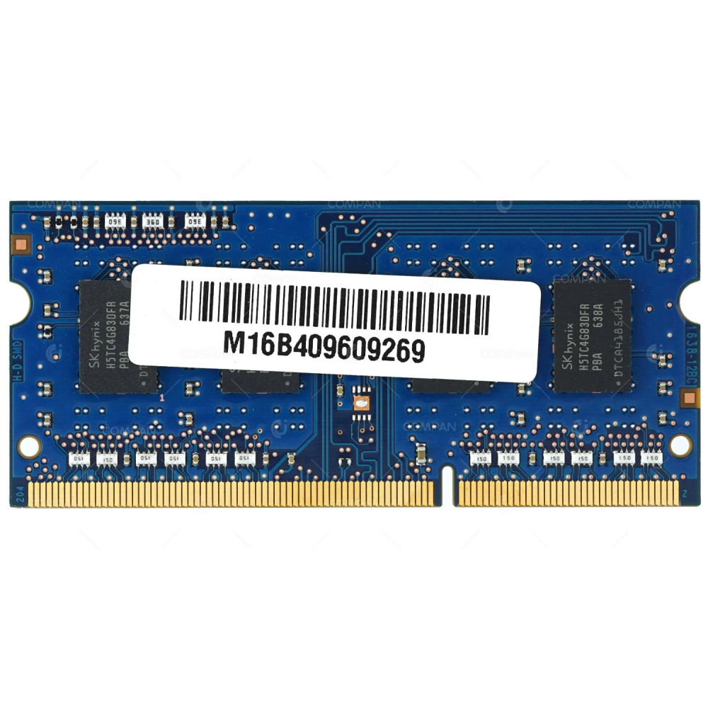 HMT451S6DFR8A-PB HYNIX MEMORY 4GB 1RX8 PC3L 12800S 204 PIN UNBUFFERED CL11 NON ECC SO-DIMM -