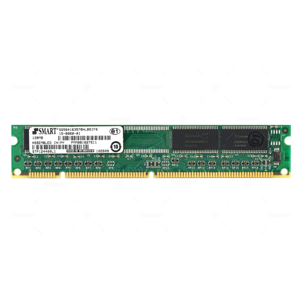 15-8960-01 CISCO MEMORY 128MB PC133U 133MHZ 168 PIN CL2 NON ECC UDIMM SDRAM MT4LSDT1664AG-13ED1