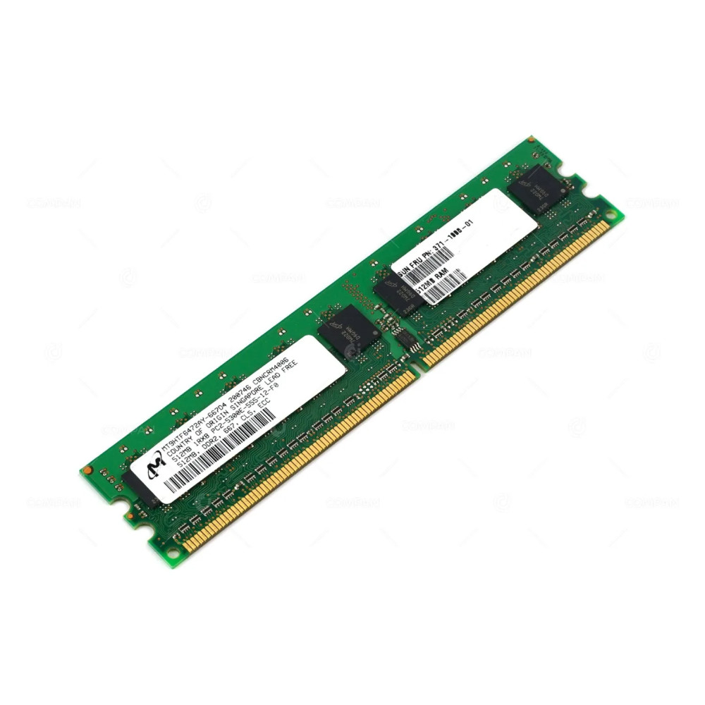 371-1998-01 SUN ORACLE MEMORY 512MB 1RX8 PC2 5300E 667MHZ 240 PIN CL5 ECC UDIMM DDR2 MT9HTF6472AY-667D4