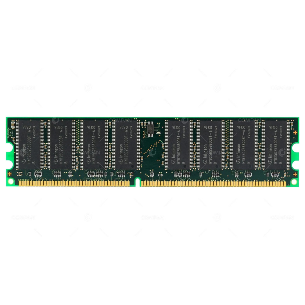 HYS64D64320GU-6-B INFINEON MEMORY 512MB PC2700U DDR 333MHZ 184 PIN CL2.5 2.5V 64MX64 NON ECC UDIMM SDRAM -