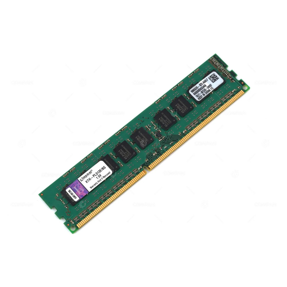 KTH-PL313E-8G KINGSTON MEMORY 8GB 2RX8 PC3 10600 1333MHZ 240 PIN CL9 1.6V ECC UDIMM KTH-PL313E/8G, 9965525-025.A00LF