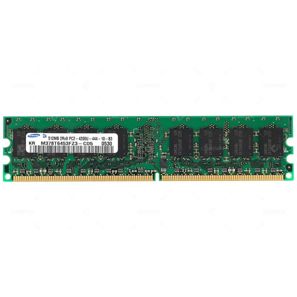 M378T6453FZ3-CD5 SAMSUNG 512MB 2RX8 PC2-4200U DDR2 533MHZ MEMORY -