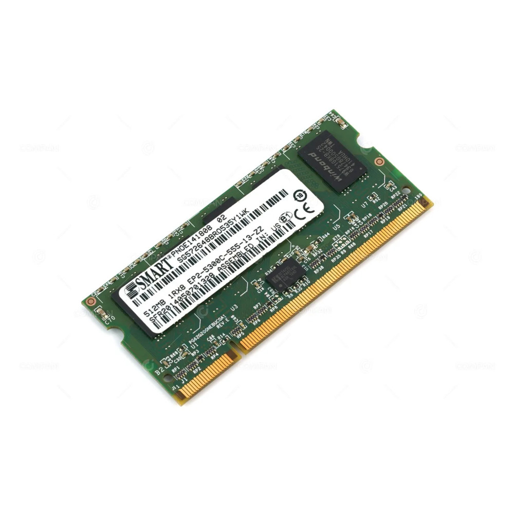 SG572648BRO535Y1WK SMART MEMORY 512MB 1RX8 EP2 5300C SO-DIMM -