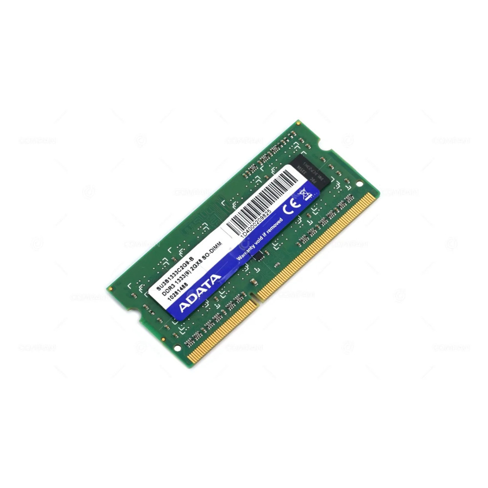 SU3S1333C2G9-B ADATA MEMORY 2GB 1333MHZ 2GX8 DDR3 SO-DIMM 10281488